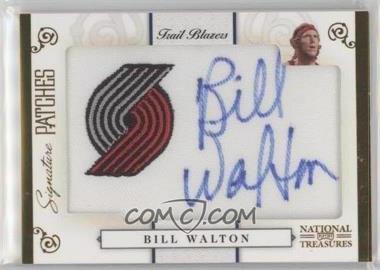 2009-10 Playoff National Treasures - Signature Patches - NBA Team #3 - Bill Walton /50