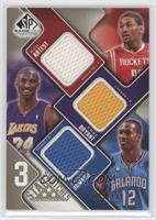 Ron Artest, Kobe Bryant, Dwight Howard #/125