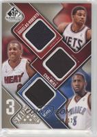 Chris Douglas-Roberts, Mario Chalmers, D.J. White, #/125