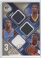 Roy Hibbert, Jeff Green, Patrick Ewing #/125