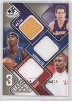 Luke Walton, Al Harrington, Quincy Douby #/125