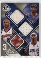 Larry Hughes, Corey Maggette, Josh Howard #/125