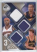 Monta Ellis, Corey Maggette, Chris Mullin #/125