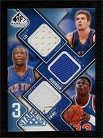 David Lee, Nate Robinson, Patrick Ewing #/50