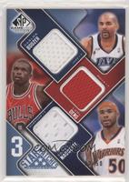 Luol Deng, Corey Maggette, Carlos Boozer #/50