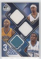 T.J. Ford, Jamaal Tinsley, Chris Paul #/50