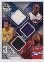 Arron Afflalo, Jordan Farmar, Baron Davis #/299