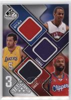 Arron Afflalo, Jordan Farmar, Baron Davis #/299