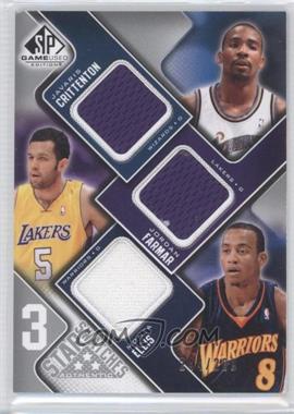 2009-10 SP Game Used - 3 Star Swatches #3S-EFC - Jordan Farmar, Monta Ellis, Javaris Crittenton /299