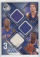 David Lee, Nate Robinson, Patrick Ewing #/299