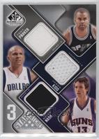 Tony Parker, Jason Kidd, Steve Nash #/299