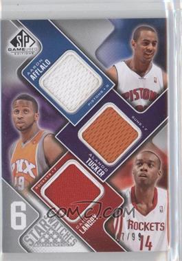 2009-10 SP Game Used - 6 Star Swatches #_ATLPCD - Arron Afflalo, Alando Tucker, Carl Landry, Gabe Pruitt, Wilson Chandler, Glen Davis /99