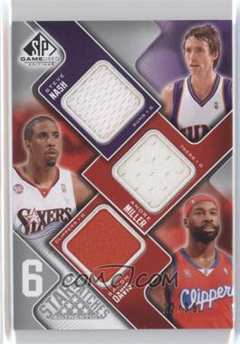 2009-10 SP Game Used - 6 Star Swatches #_NMDCBI - Steve Nash, Andre Miller, Baron Davis, Mike Conley, Chauncey Billups, Allen Iverson /99