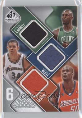 2009-10 SP Game Used - 6 Star Swatches #6S-KJEMCA - Kevin Garnett, JaVale McGee, Emeka Okafor, Mehmet Okur, Channing Frye, Al Horford /99