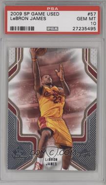 2009-10 SP Game Used - [Base] #57 - LeBron James [PSA 10 GEM MT]