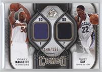 Corey Maggette, Rudy Gay [Noted] #/155