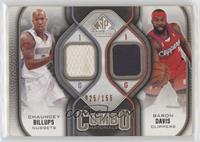 Chauncey Billups, Baron Davis [EX to NM] #/155