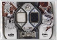 Tim Duncan, Dwight Howard #/155