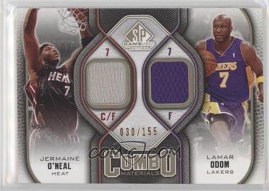 2009-10 SP Game Used - Combo Materials - Level 1 #CM-JL - Jermaine O'Neal, Lamar Odom /155