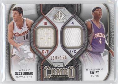 2009-10 SP Game Used - Combo Materials - Level 1 #CM-SS - Wally Szczerbiak, Stromile Swift /155
