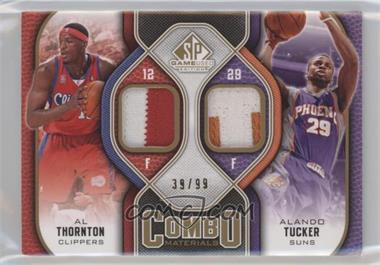 2009-10 SP Game Used - Combo Materials - Patch #CP-AL - Al Thornton, Alando Tucker /99