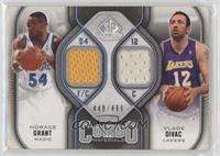 Vlade Divac, Horace Grant [EX to NM] #/499