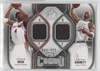 Chris Bosh, Kevin Garnett #/499