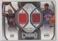 Luol Deng, Larry Hughes [Good to VG‑EX] #/499