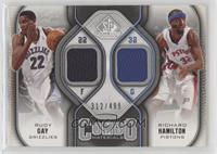 Rudy Gay, Richard Hamilton [EX to NM] #/499