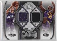 Jeff Hornacek, Karl Malone #/499