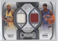 Jamaal Tinsley, Larry Hughes #/499