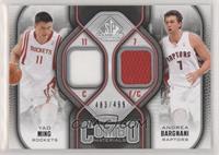 Yao Ming, Andrea Bargnani #/499