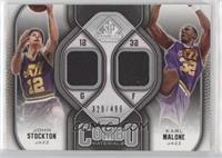 Karl Malone, John Stockton [Good to VG‑EX] #/499