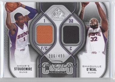 2009-10 SP Game Used - Combo Materials #CM-SO - Shaquille O'Neal, Amare Stoudemire /499