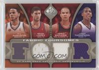 D.J. Augustin, Brook Lopez, Jerryd Bayless, Jason Thompson #/125