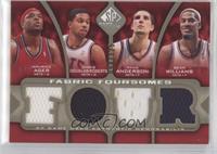 Maurice Ager, Chris Douglas-Roberts, Ryan Anderson, Sean Williams [EX to&n…