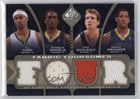 T.J. Ford, Marquis Daniels, Mike Dunleavy, Danny Granger #/125