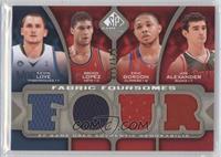 Kevin Love, Brook Lopez, Eric Gordon, Joe Alexander #/125