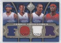 Richard Hamilton, Walter Sharpe, Arron Afflalo, Kwame Brown #/125