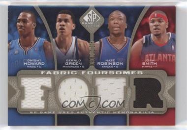 2009-10 SP Game Used - Fabric Foursomes - Level 1 #F4-HSGR - Dwight Howard, Gerald Green, Nate Robinson, Josh Smith /125