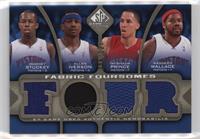 Rodney Stuckey, Allen Iverson, Tayshaun Prince, Rasheed Wallace #/125