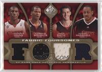 Thaddeus Young, Marreese Speights, Jason Smith, Donyell Marshall #/125