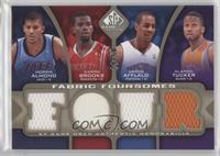 Morris Almond, Aaron Brooks, Arron Afflalo, Alando Tucker #/50