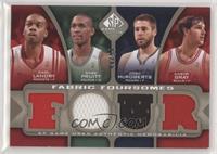 Carl Landry, Gabe Pruitt, Josh McRoberts, Aaron Gray [EX to NM] #/50