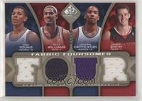 Nick Young, Sean Williams, Javaris Crittenton, Jason Smith #/50