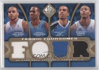 Jameer Nelson, Dwight Howard, Courtney Lee, Rashard Lewis #/35