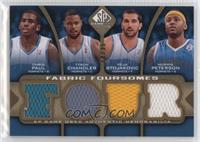 Chris Paul, Tyson Chandler, Peja Stojakovic, Morris Peterson #/35