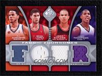 D.J. Augustin, Brook Lopez, Jerryd Bayless, Jason Thompson #/199