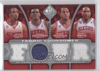 Andre Miller, Samuel Dalembert, Andre Iguodala, Elton Brand #/199