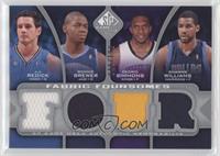 J.J. Redick, Ronnie Brewer, Cedric Simmons, Shawne Williams #/199